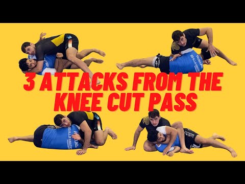 3 Simple & Efficient Attacks From The Knee Cut Gi and Nogi
