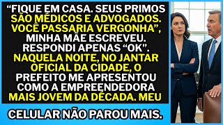 Minha mãe escreveu: “Não venha ao reencontro, vai passar vergonha”. Depois, prefeito falou.