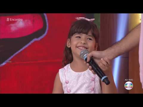 Encontro com Fátima Bernardes 19/12/2018 - Marcos se vestiu de bailarina para ensaio com a filha