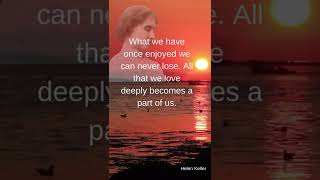 Helen Keller famous quotes/The Story of My Life_1 #shorts