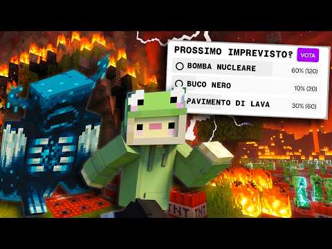 MINECRAFT ma la CHAT decide COSA SUCCEDE