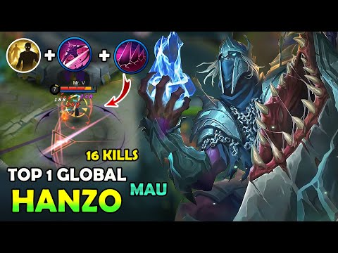 My Soul Will Devour You ! Top 1 Global Hanzo Gameplay And New Build 2020 - Hanzo Mobile Legends