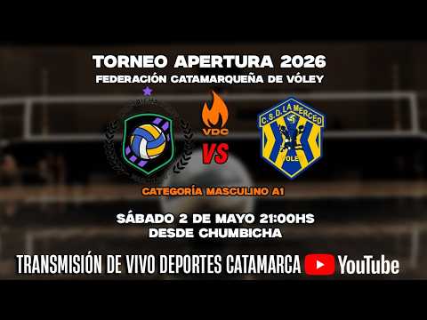 VOLEY: Fusión Chumbicha vs Dep. La Merced (Apertura 2026 - fecha 4)