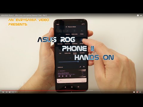ASUS ROG Phone 2 Hands On. What great gaming features it has!