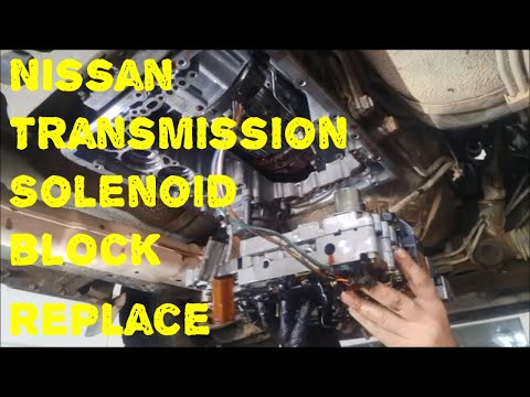 How to RE4R01A Automatic Transmission Solenoid Change RE4R03A Solenoid Replacement