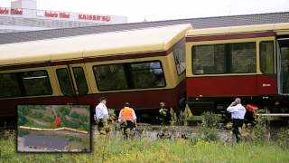 preview picture of video 'S-Bahn der Linie 25 in Berlin entgleist'