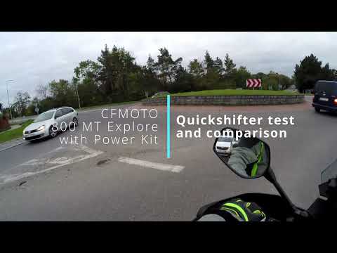 CFMOTO 800 MT Explore Quickshifter Test and Comparison