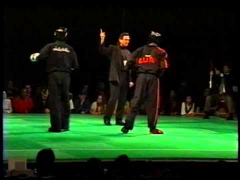 Jessie Wray vs Michael Pombiero 1999 Charlie Lee Nationals Karate Tournament