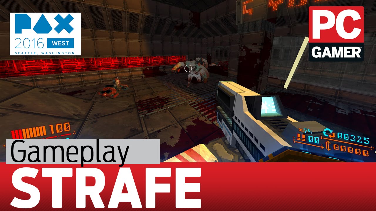 Strafe gameplay - a comical roguelike take on Quake - YouTube