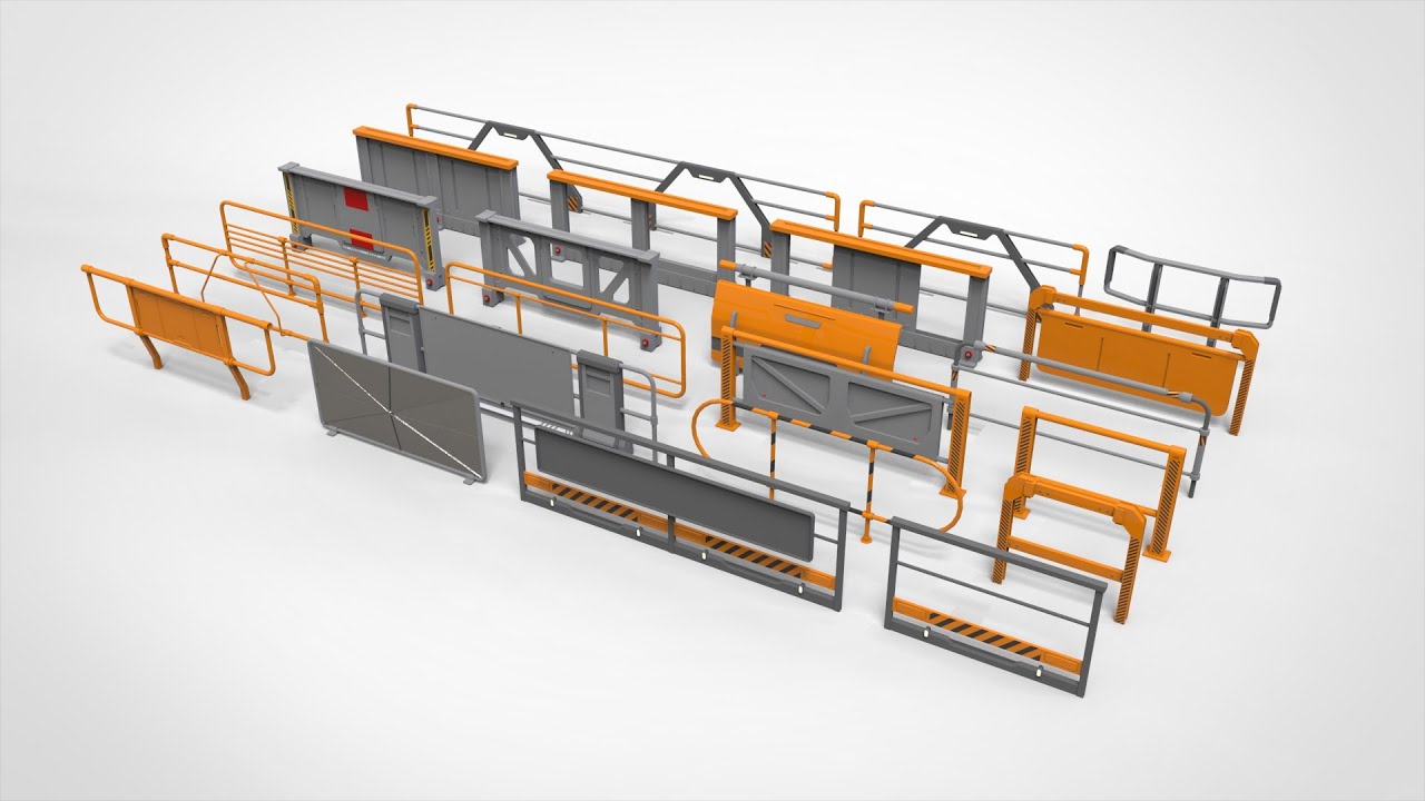 Ringhiera fantascientifica 3 Modello 3D