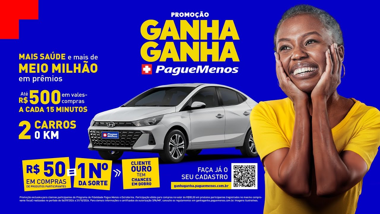 Promoção GANHA GANHA Pague Menos