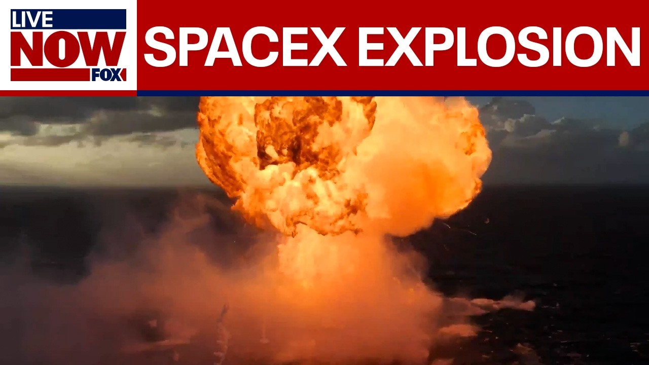 WATCH: SpaceX Starship's dramatic splashdown in Indian Ocean