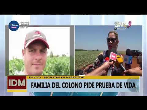 Colono brasileño sigue secuestrado en Mbaracayú: familia exige prueba de vida