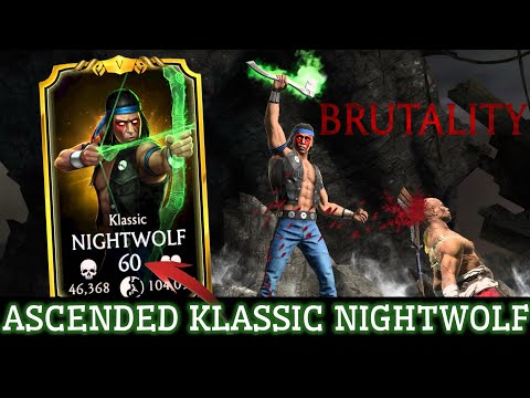 Ascended Klassic Nightwolf Realm Klash Fatal Gameplay | Mortal Kombat Mobile Update 7.1