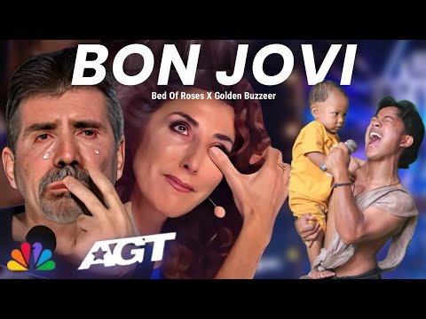 Golden Buzzer The Judges cry hearing Bon Jovi song with a strange baby whose voice was extraordinary