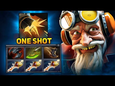 x3 Divine Rapiers Gyrocopter Comeback 🔥🔥🔥40 Kills One Shot | Dota 2 Gameplay