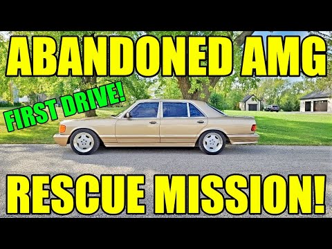 First Drive Of The Abandoned Pre-Merger AMG Car That Sat For 27 Years! Fixing/Preparing Everything!