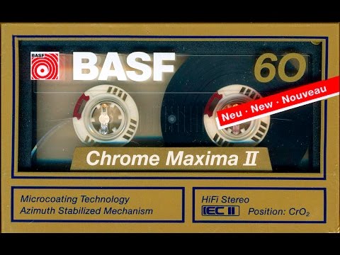 Unboxing Audio Cassette BASF Chrome Maxima II 90