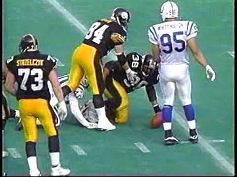 1996   Indianapolis Colts  at  Pittsburgh Steelers   AFC Wild Card Playoff