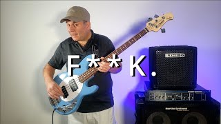 Video thumbnail for What's a microphonic bass guitar pickup sound like?  Sterling Stingray Ray4HH by Bill Plays Bass