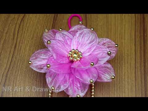 Amazing Wall Hanging Making With Plastic Carry Bags -...
