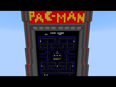 MrSquishy - Pacman in Vanilla Minecraft w/ Real Ghost AI