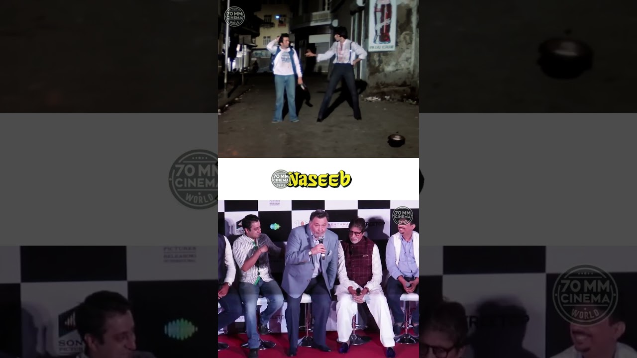 Naseeb Movie Shooting Kissey Rishi Kapoor Big B Shatrughan Sinha Manmohan Desai #bollywoodactor