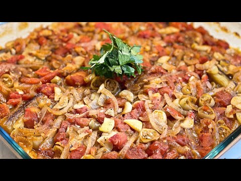 Turkish  Stuffed Eggplant "Imam Bayildi" Recipe ! Delicious ! Kolay İmam Bayıldı Tarifi !