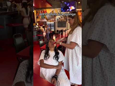 Dining at the Heart Attack Grill LV 👩‍⚕️ #Shorts