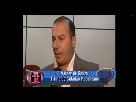 Quando Walney Rosa recebeu o TÍTULO DE CIDADÃO POCONEANAO - Poconé - Mato Grosso