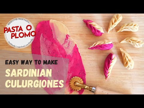 How to make culurgiones - beautiful sardinian culurgiones! ... and the easy way to do it!