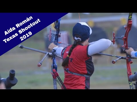 Aída Román Shooting Archery Texas Shootout 2019