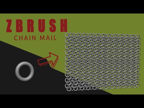ZBrush Quick Tip Series: Chain Mail Creation