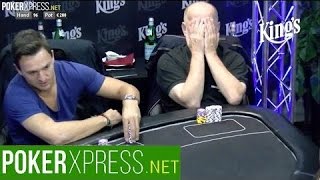 Call the poker police! Sam Trickett's suckout at a PL Omaha high stakes cash game