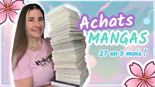 Mes ACHATS MANGAS FÉV-MARS-AVRIL 2026 📚