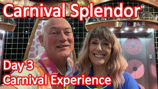 Carnival Splendor Getaway Short Cruise - Day 3, Ship activities & 80s Rock n Glow Party