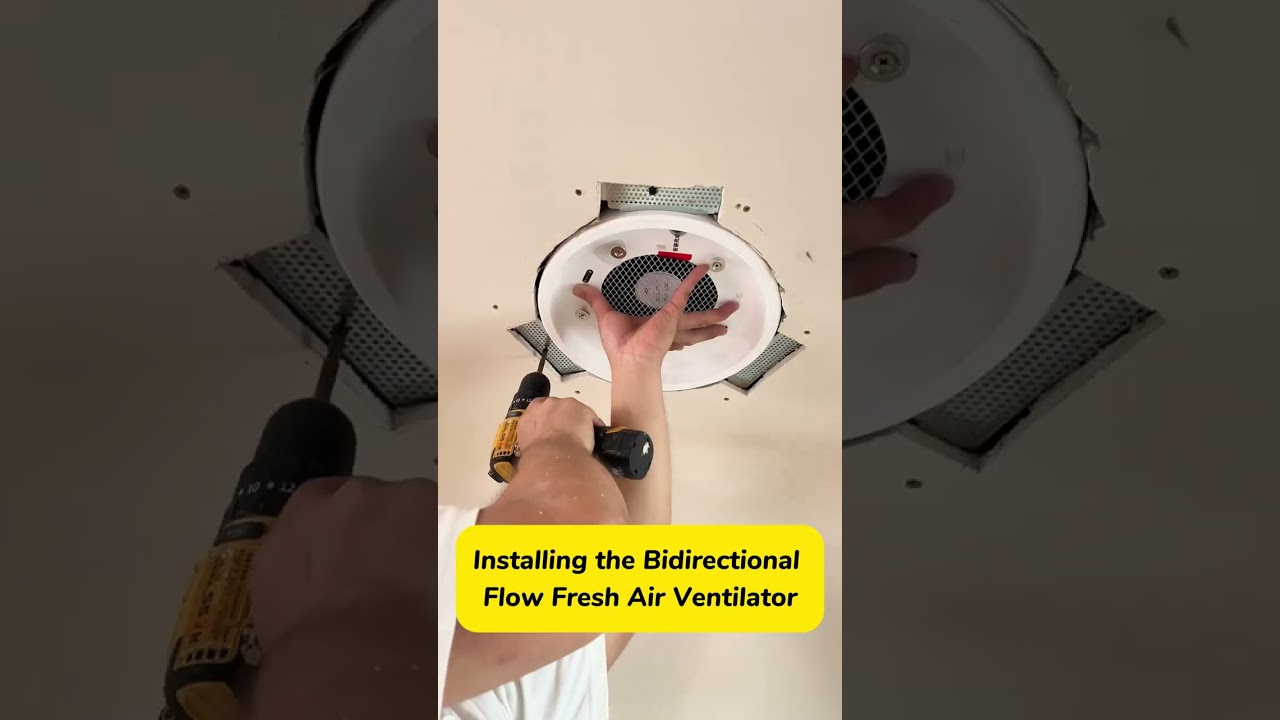 How to install a VOV fresh air ventilator?