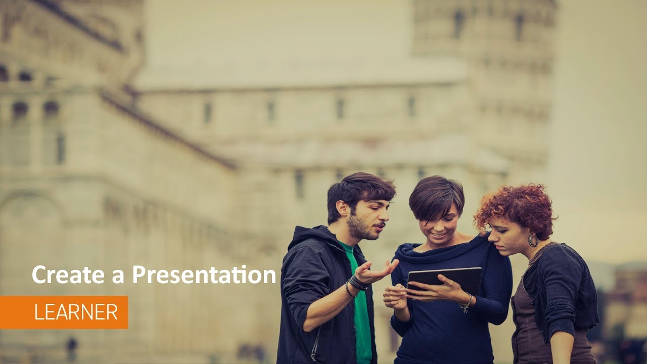 ePortfolio - Create a Presentation - Learner