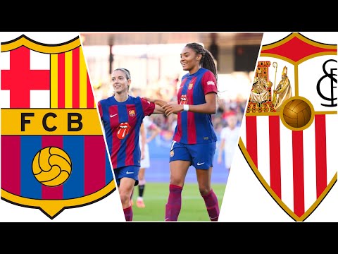Barcelona women vs Sevilla women | copa de la Reina Highlights resumen