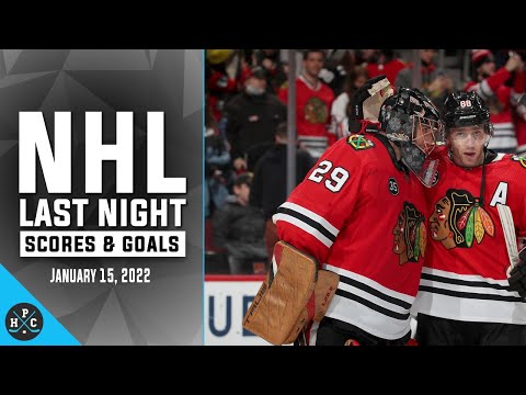 NHL Last Night: All 74 Goals and Scores on January 15, 2022