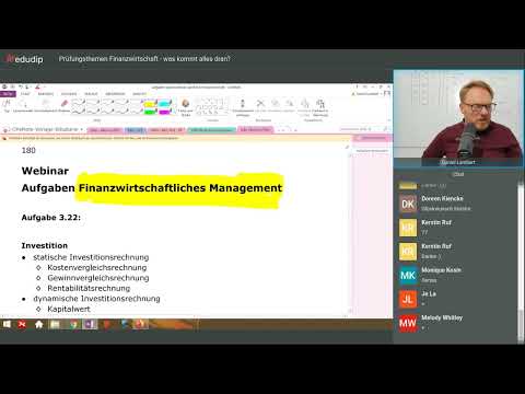 Finanzwirtschaftliches Management - was kann in der Prüfung drankommen?