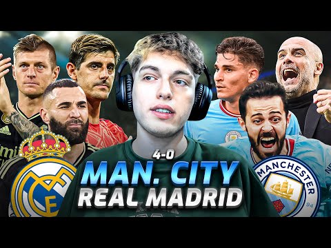 DAVOO XENEIZE REACCIONA A MANCHESTER CITY 4 REAL MADRID 0 2023 - CHAMPIONS LEAGUE (SEMIFINAL VUELTA)
