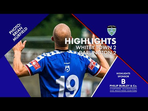 HIGHLIGHTS | Whitby Town 2-2 Darlington | Pre-Season Friendly