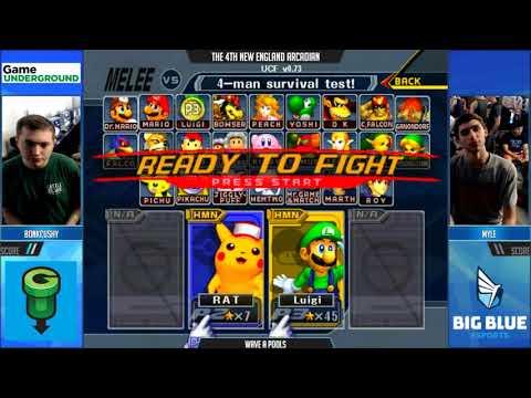 NE Melee Arcadian 4 - BonkCushy (Pikachu) vs. Myle (Luigi) - SSBM Pools