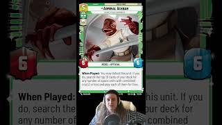 Admiral Ackbar, Assume Attack Coordinates - Ashes of the Empire Preview Card Review #starwars #swu