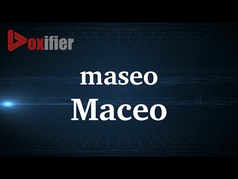 How to Pronunce Maceo in French - Voxifier.com