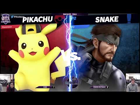 H4DS (Pikachu) vs. Crimson Battousai (Snake) - Orbitar 82 - Pools