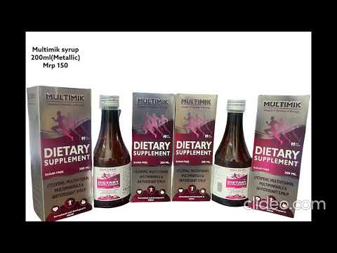 Multimik syrup antioxidant multivitamins multiminerals, for ...