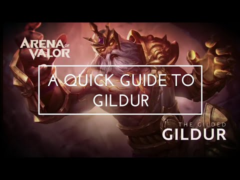 A QUICK GUIDE TO GILDUR | Arena of Valor | Tips, tricks and build | Sinner's Commentaries |
