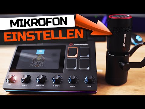 MIKROFON am AVerMedia NEXUS PERFEKT einstellen: So geht es richtig!